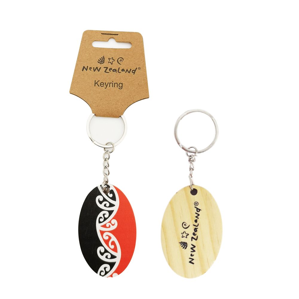 Keyring NZ Kowhaiwhai 6cm