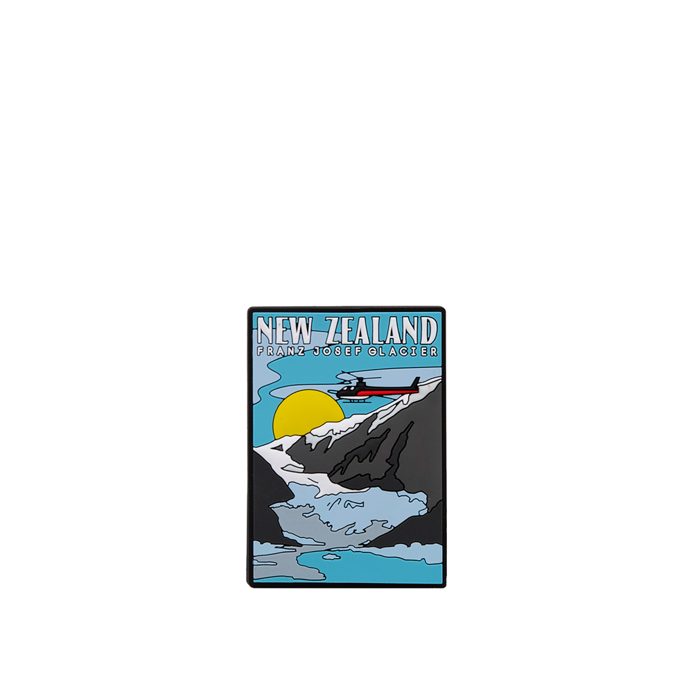 Franz Joseph Glacier- Silicone New Zealand Magnet