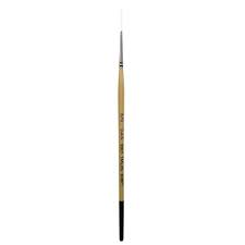 White Taklon Liner 5/0 paint brush