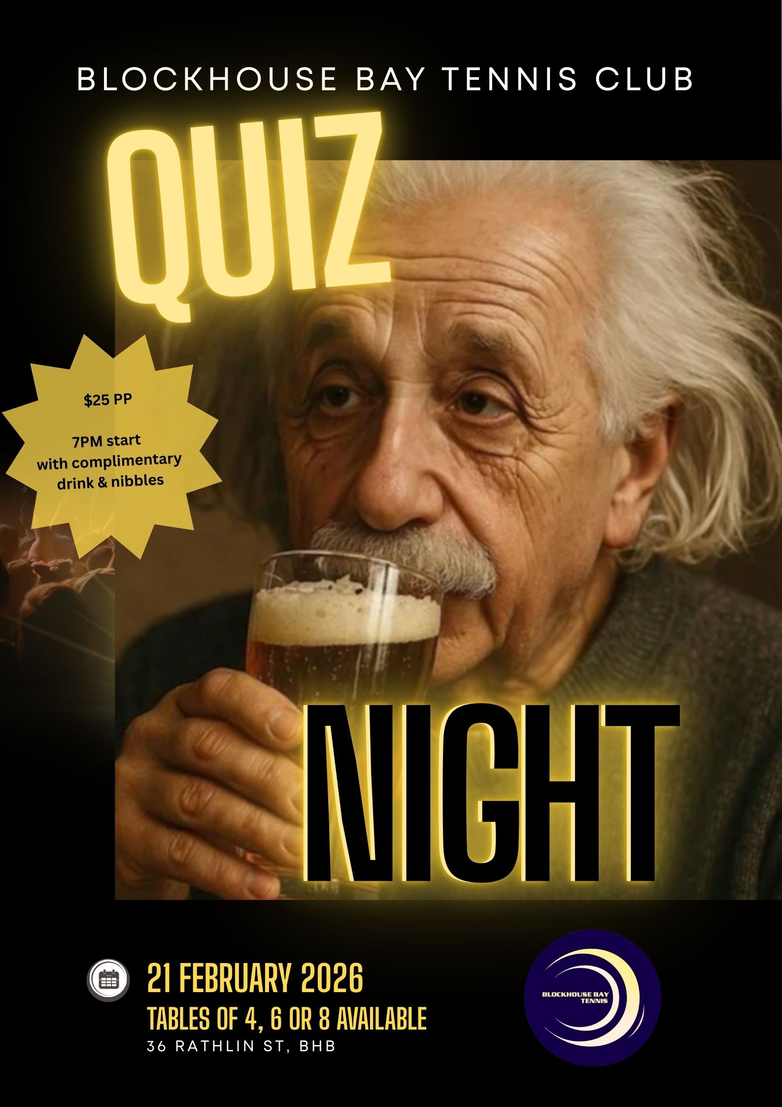 Quiz Night - 6 person team