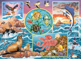 Cobble Hill - Ocean Magic  - 350pc Family Puzzle Compact