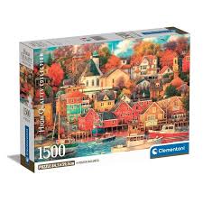 Clementoni: Good Times Harbour - 1500 pc Compact