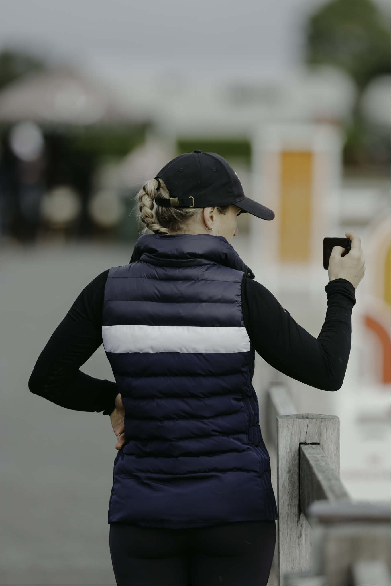 Equus Elite Puffer Vest Navy/White X-Small