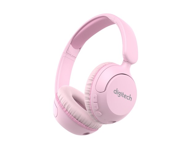 HEADPHONES B/T KIDS SAFE VOL LTD PNK