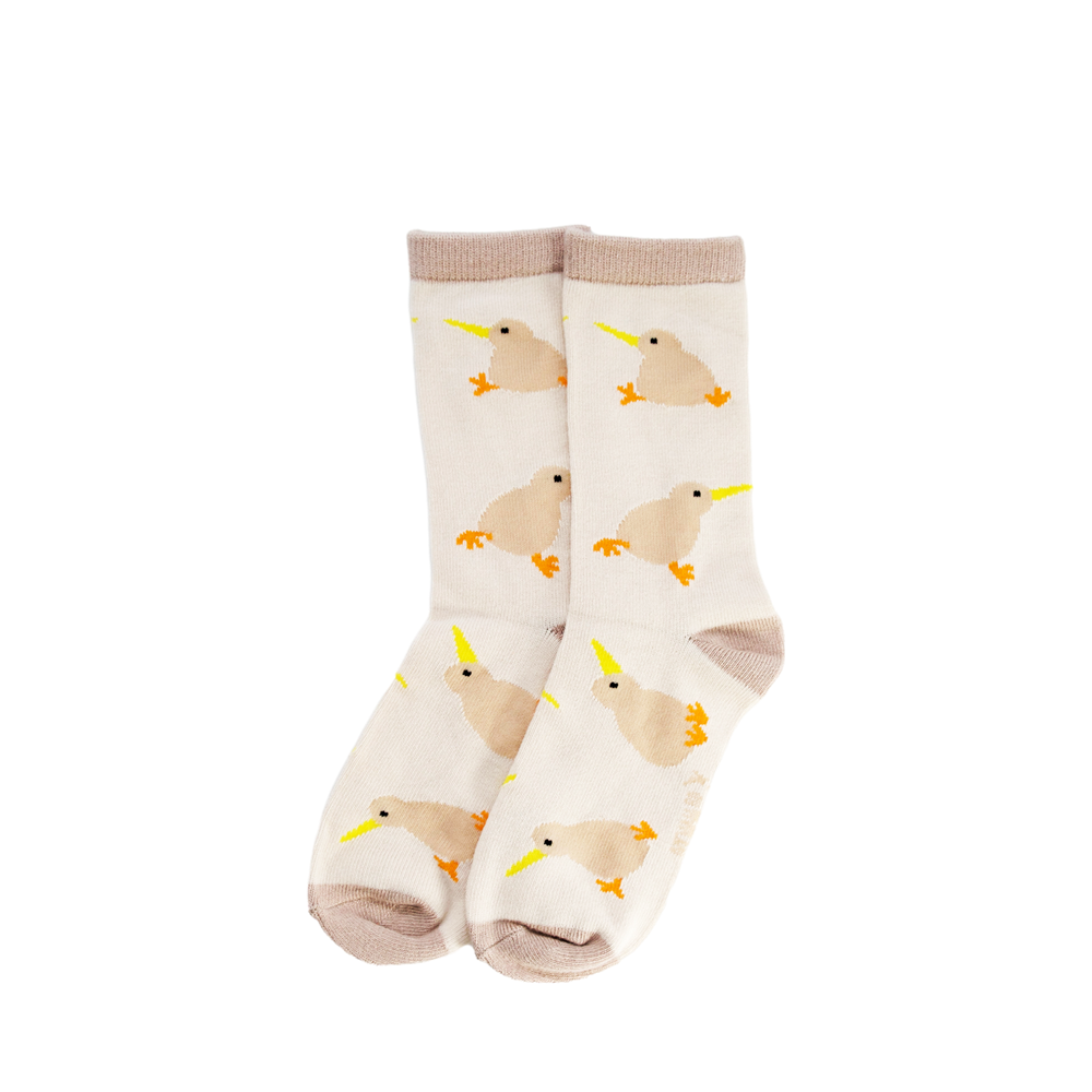 Coco Kiwi Socks- Kids 4-6 brown