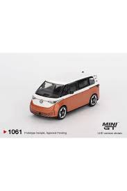Mini GT 1:64 Volkswagen ID. Buzz Candy White/Energetic Orange