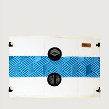 Camp Table blue or striped