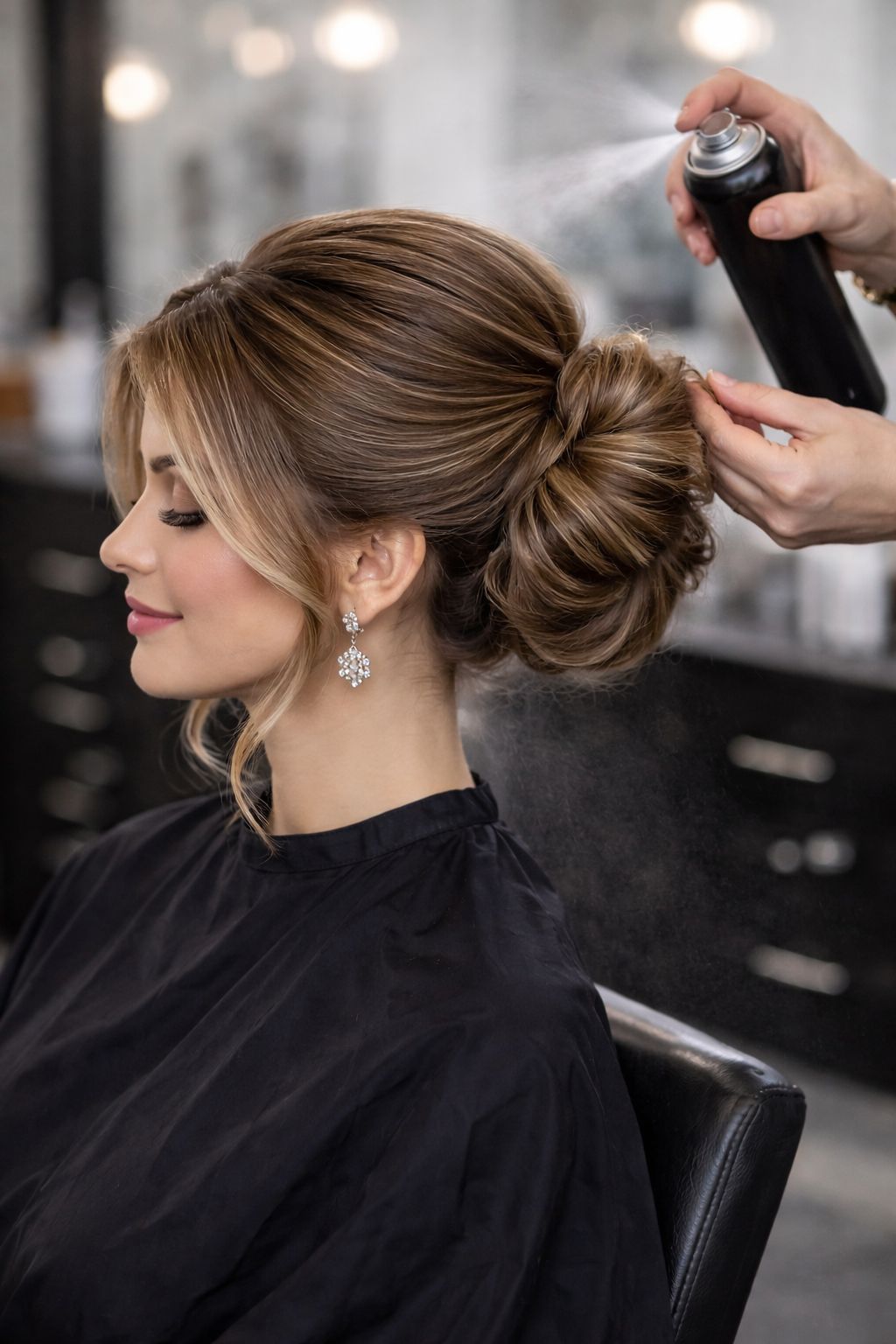 Long Hair Design (Hair-up)