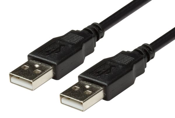 1M USB A 2.0 MALE TO USB A MALE