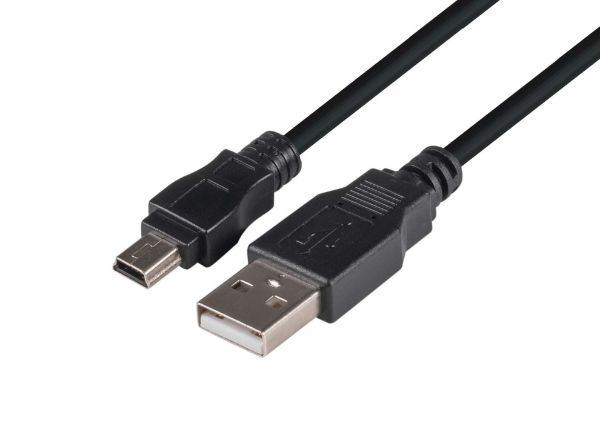 2M USB 2.0 MINI-B MALE TO USB A MALE