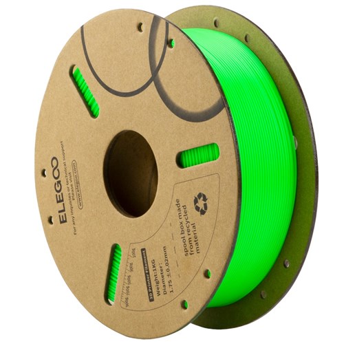 FILAMENT PLA L/GRN 1.75MM 1KG RL