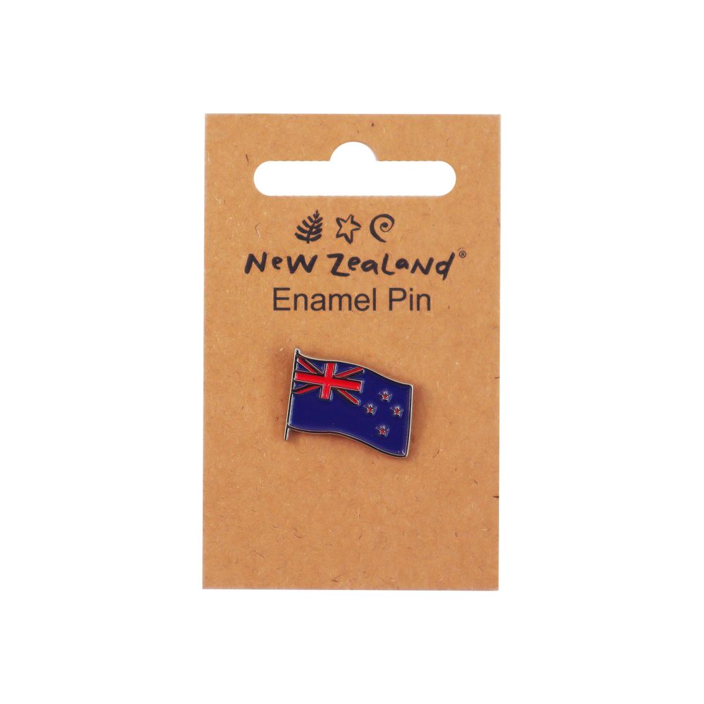 Enamel Pin Badge NZ Flag