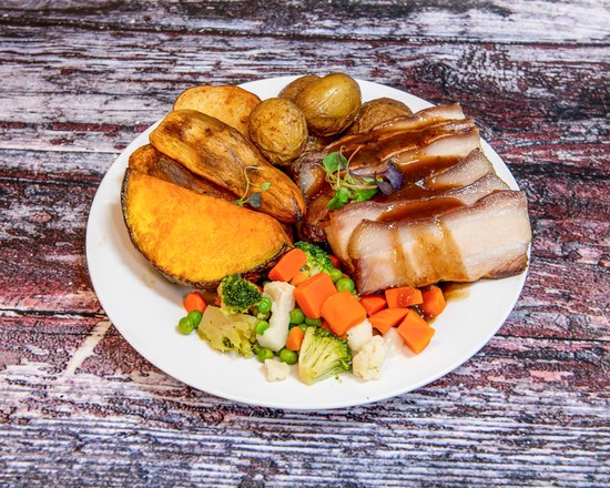 Pork Belly Roast Meal