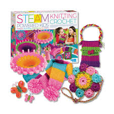 4M Steam Powered Kids Knitting and Crochet
