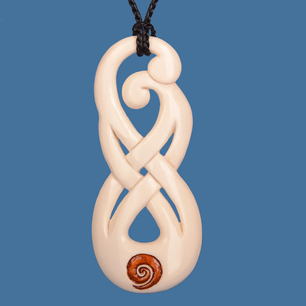 BPL011 Twist couple Pendant Necklace
