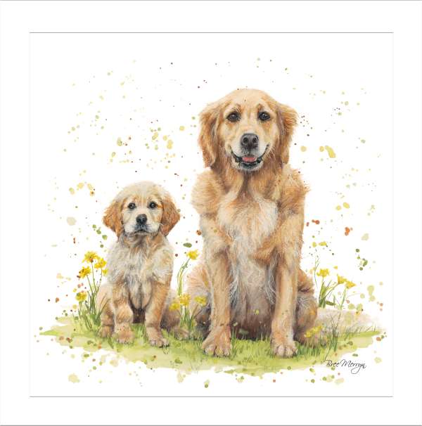 Blank Card-  Gigi and Gemma - Noel TATT