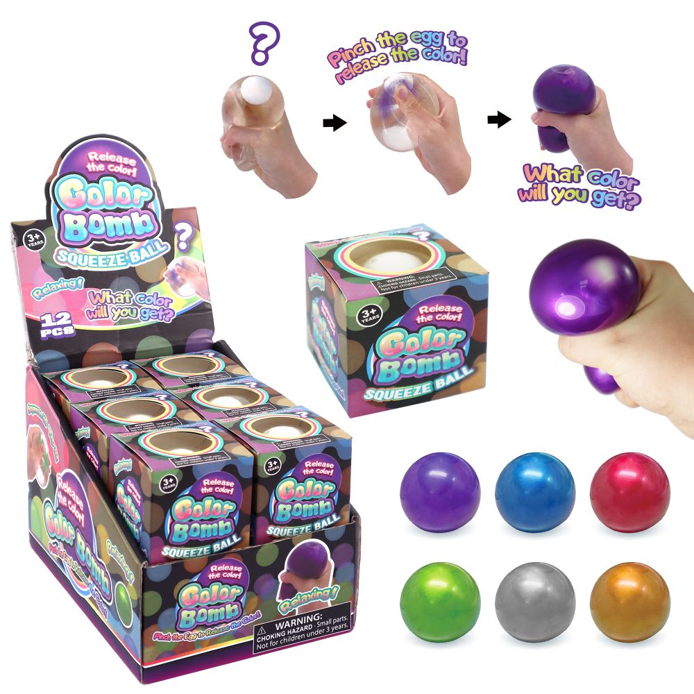 Balls Squeeze Colour Change Bomb 6cm