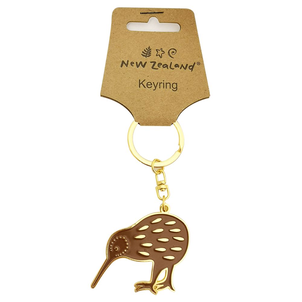 Keyring NZ 50mm Kiwi