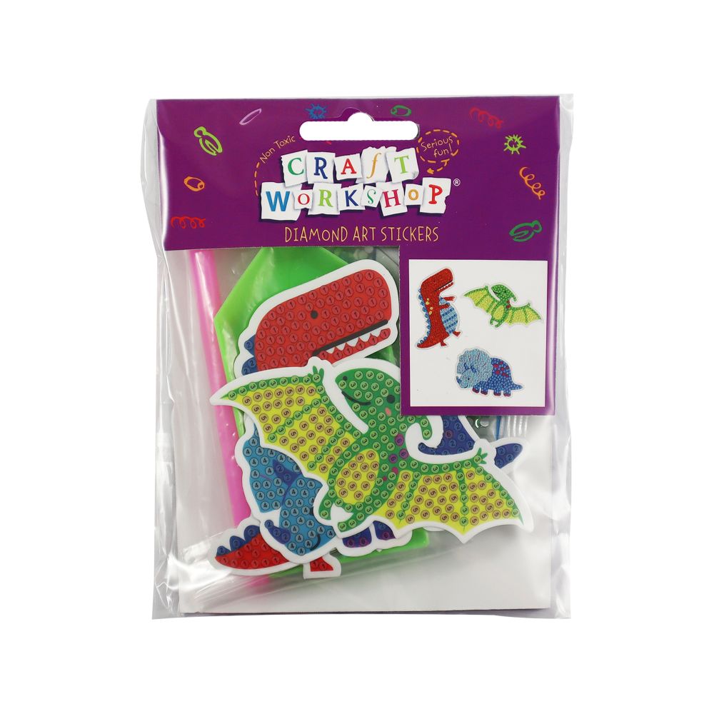 MYO Diamond Art Stickers Dinos 3pc