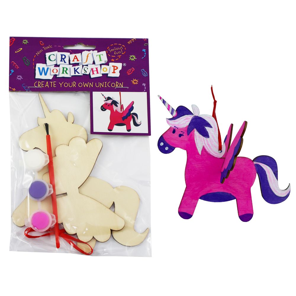 Craft Make & Paint Winged Unicorn 16cm