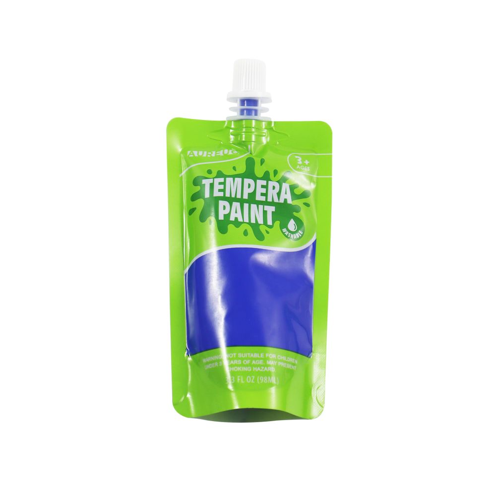 Tempera Paint Pouch Blue 98ml