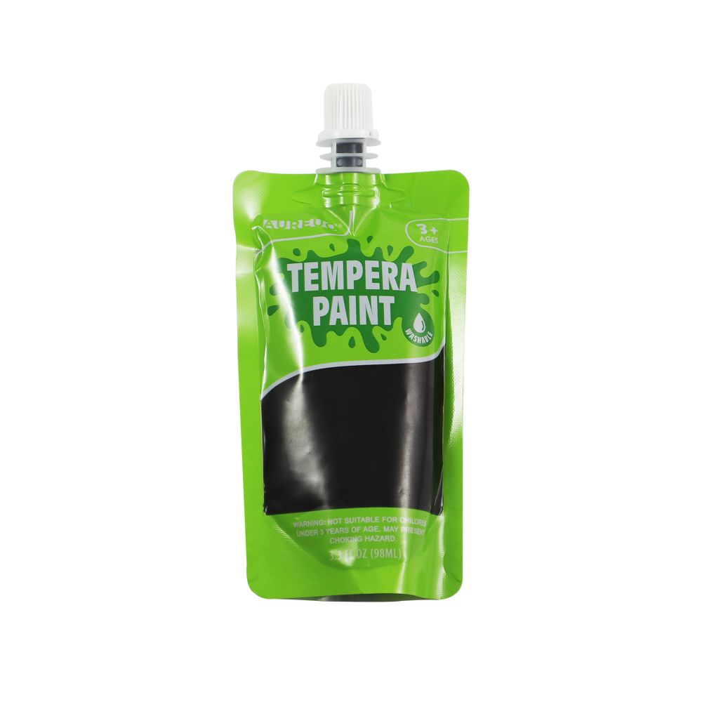Tempera Paint Pouch Black 98ml