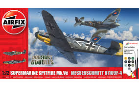 Airfix 1:72 Supermarine Spitfire Mk.Vc   Messerschmitt Bf109f-4