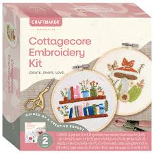 Craftmaker- Cottagecore Embroidery Kit