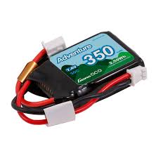 Gens Ace Adventure 350mAh 2S 7.4v 30C Lipo Battery