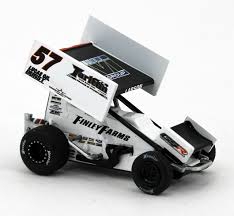 Sprint Car 1:64 #57 Finlay Farms Sprint Car - JV1 Wing - Kyle LARSON Plan B Exclusive 2020