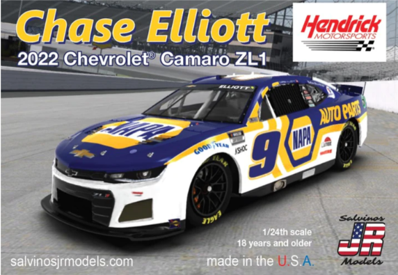 Salvinos JR 1/24 Hendrick Motorsports Chase Elliott 2023 NEXT GEN Primary Chevrolet Camaro