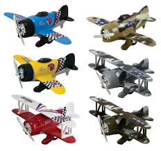 Classic Wing Die cast Pull back Plane