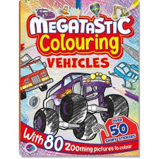Megatastic Colouring Vehicles