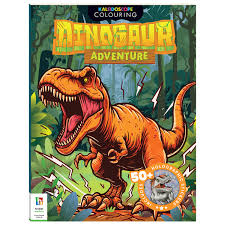 Kaleidoscope Stickers Colouring Dinosaur Adventure