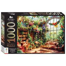 Mindbogglers Artisan Greenhouse Library 1000 pc puzzle