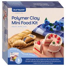 Craftmaker- Polymer Clay Mini Food Kit