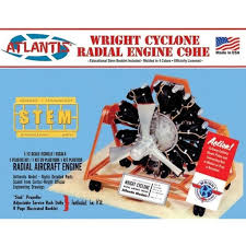 Atlantis 1/12 Wright Cyclone Radial Engine C9HE