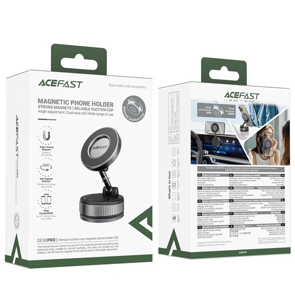 ACEFAST Dashboard Manual Suction Cup Phone Holder