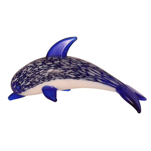 HKG073 - Hand Blown Glass Dolphin