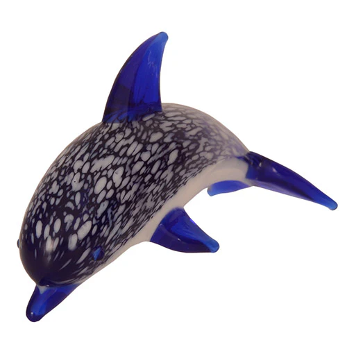 HKG073 - Hand Blown Glass Dolphin