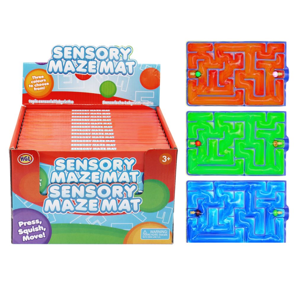 Sensory Maze Mat 3asst 20×13.3cm
