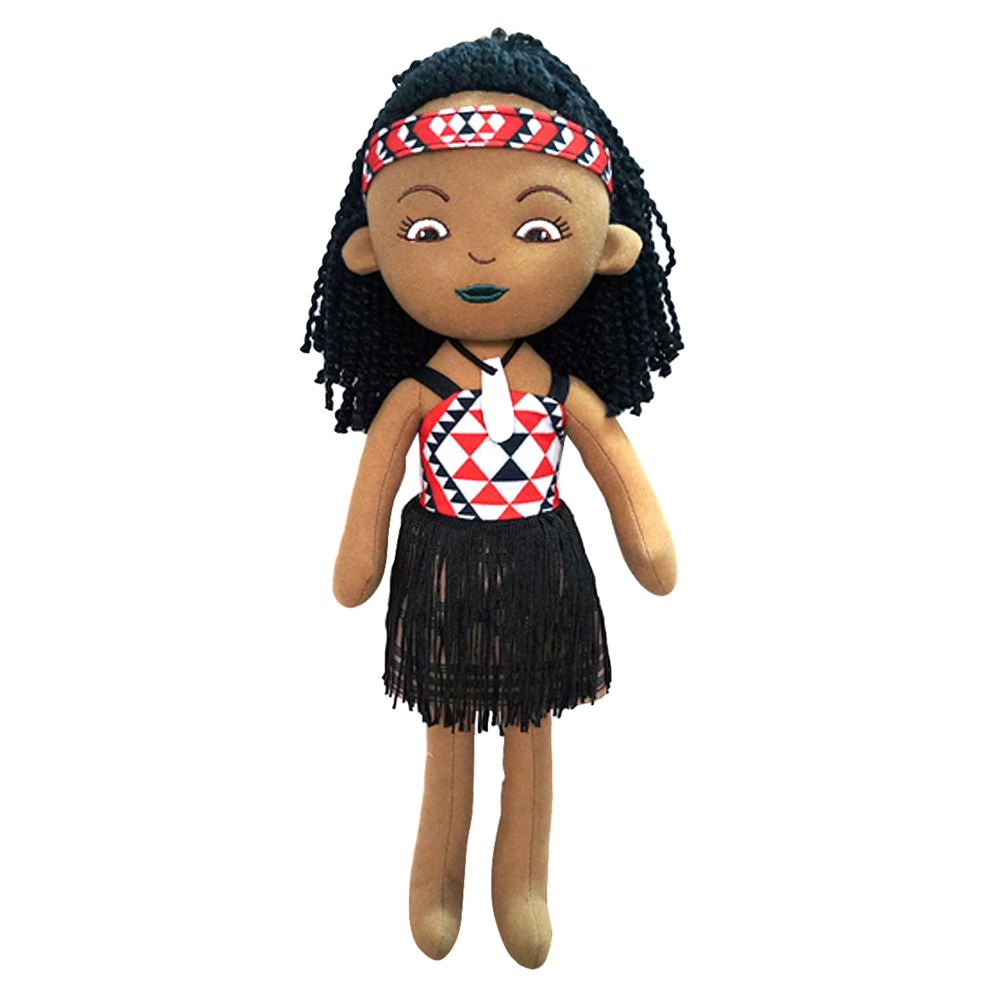 Soft Doll NZ Kapa Haka Girl 40cm
