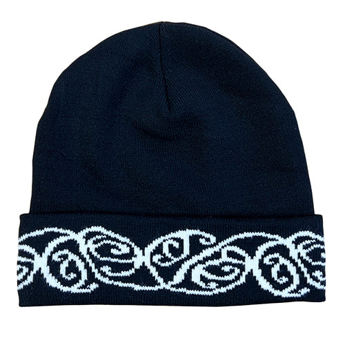 CBE001 - Beanie with Māori Pattern