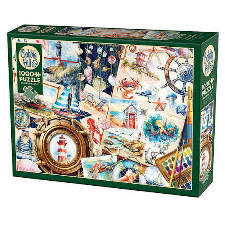 Cobble Hill- Seashore Sketch Book  1000pc compact