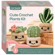 Craft Maker - Cute Crochet Plants Kit