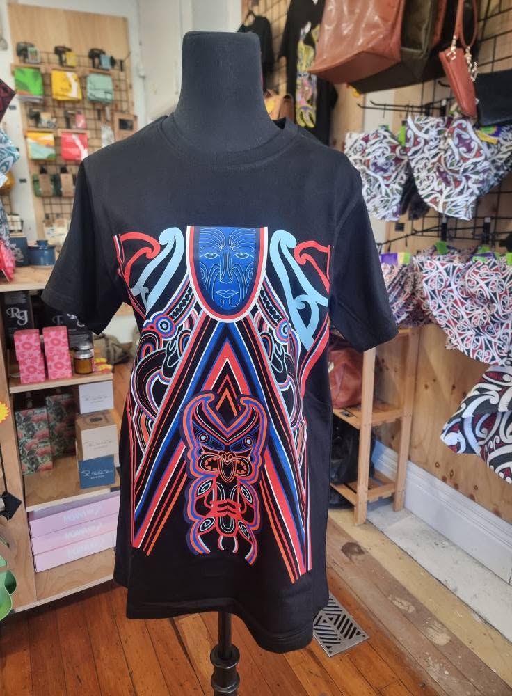 River Jayden  t-shirt - Blk large - Ruaumoko