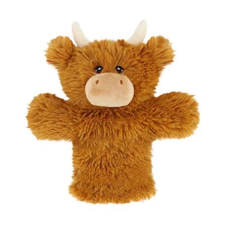 Keeleco Wild Hand Puppet -  Highland Cow