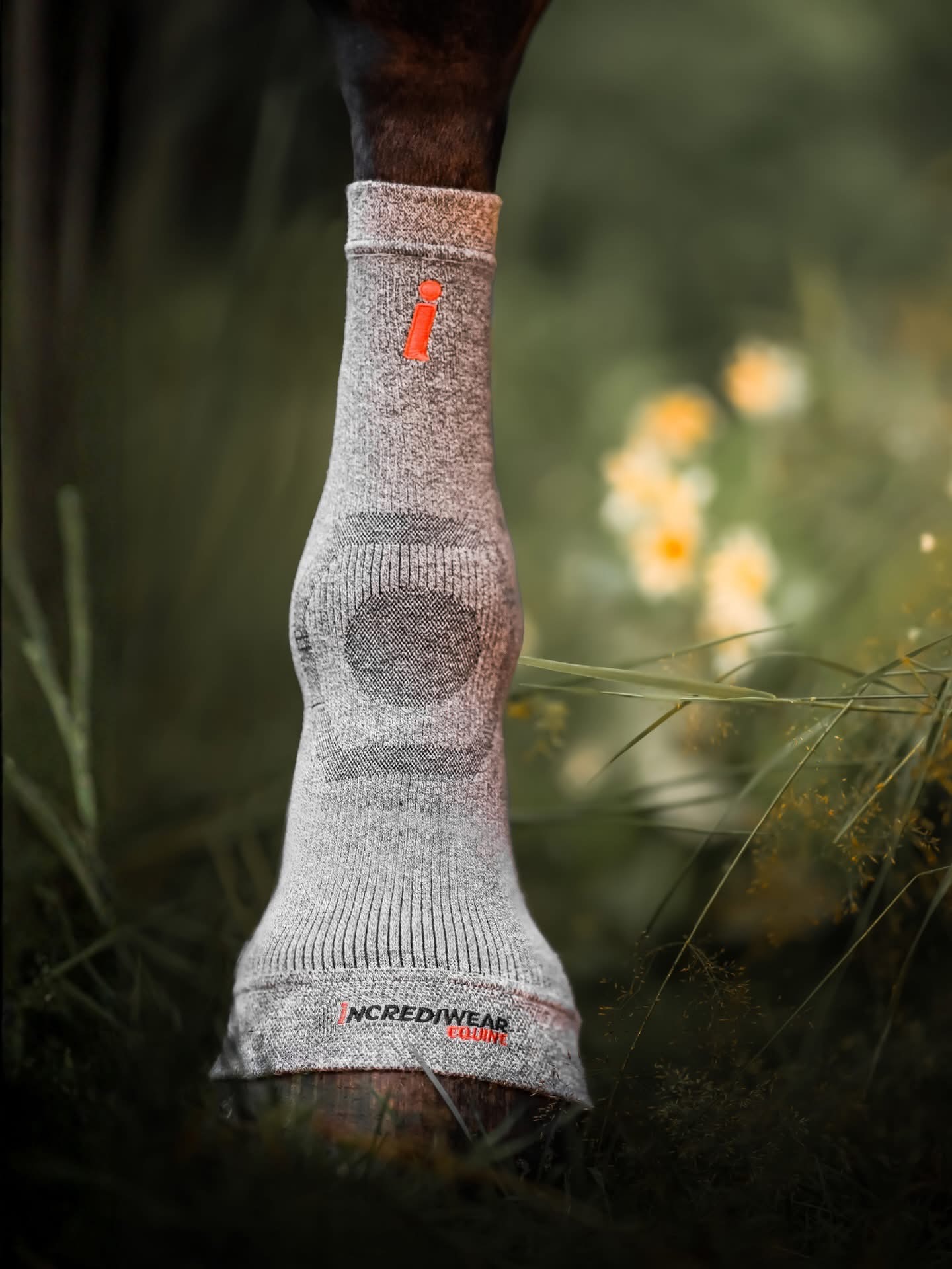 Incrediwear Equine Circulation Hoof Socks Set of 2 Grey