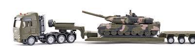 SIKU 8317 1:87 Military Low Loader with Panzer