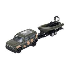 SIKU 8323  Military Land Rover Defender with Boat
